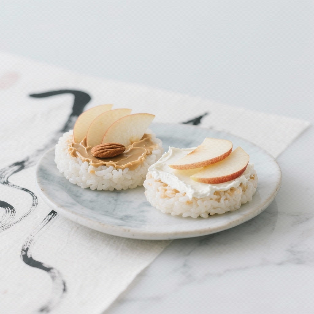 Histaminarmes Frühstück - Rezept 5: Süßer Reiswaffel-Snack